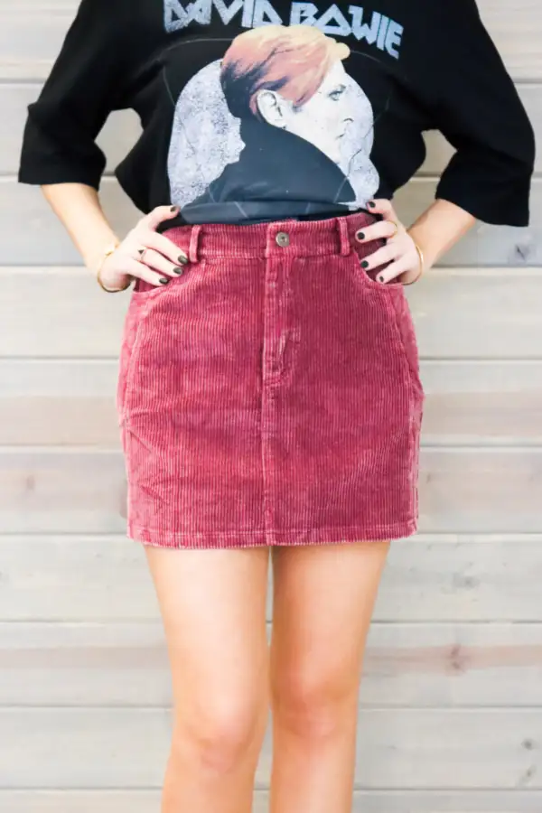 Leah Corduroy Skirt