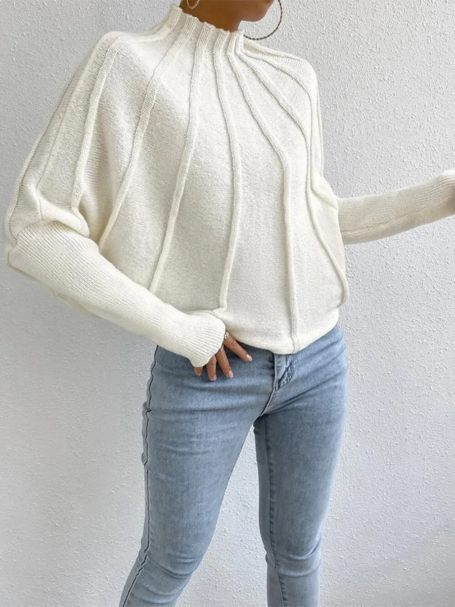 Women's Casual Knitted Sweater Top Coat