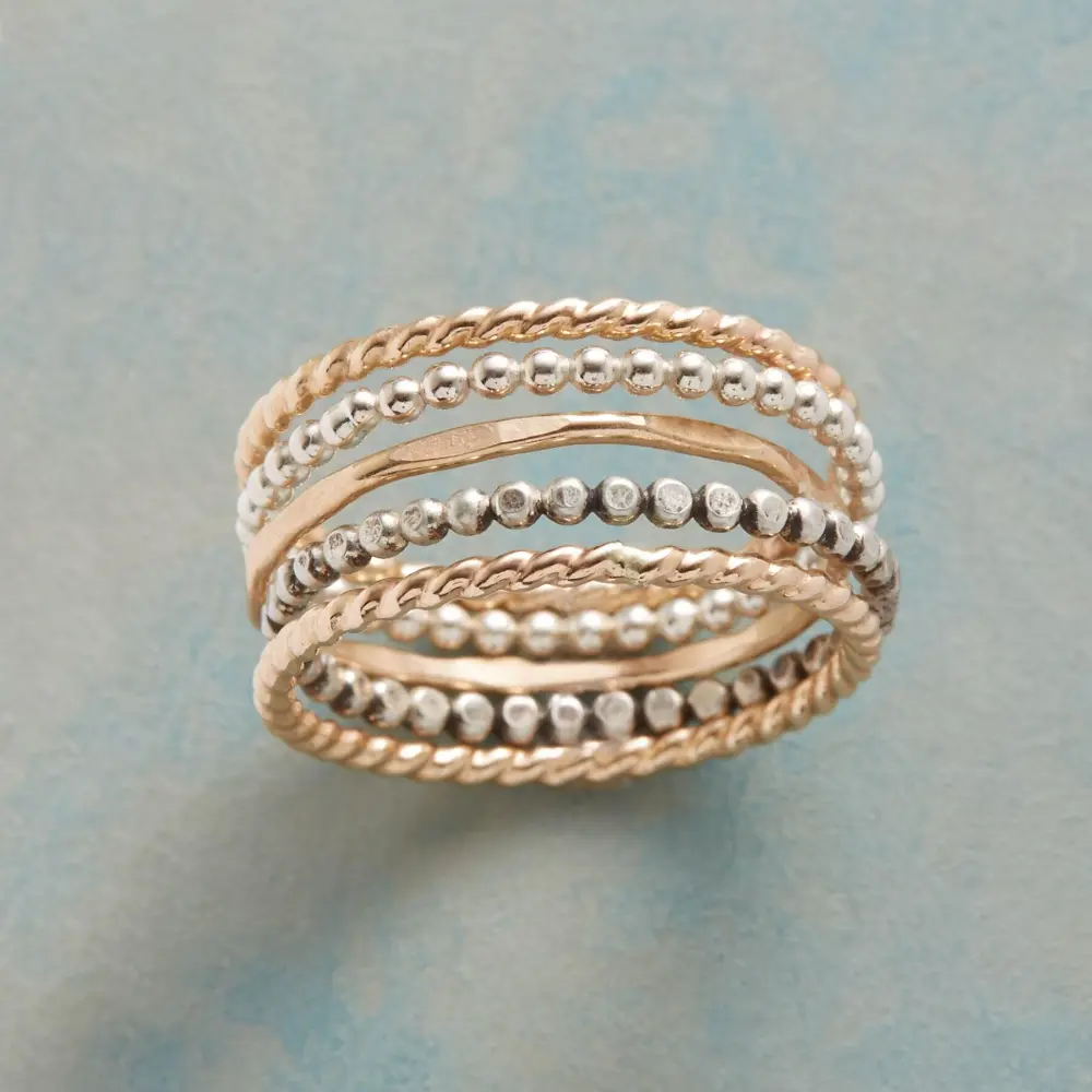 Scatter Or Stack Rings Set