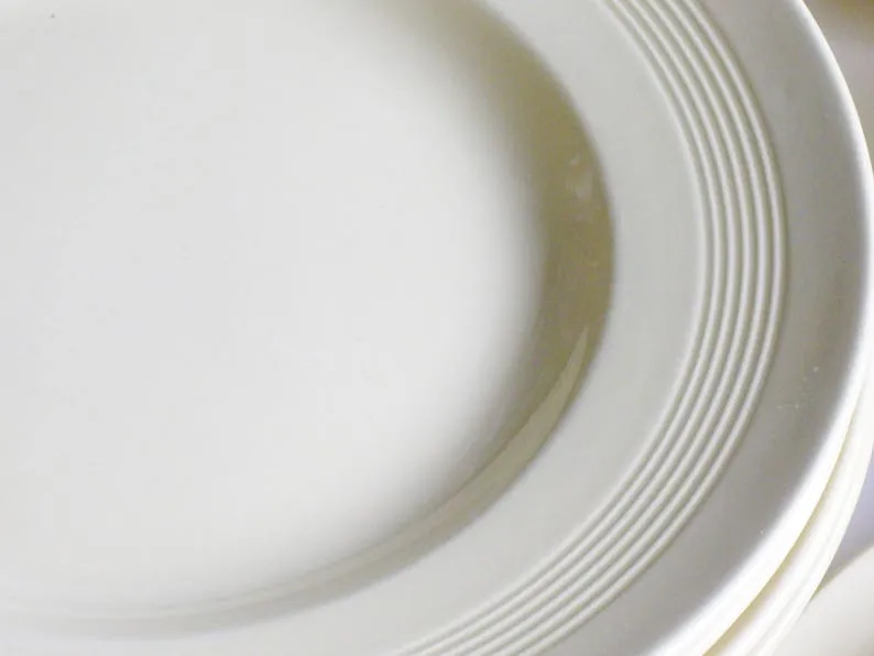 Jasmine Woods Ware, Pale Yellow Dish Set, Wood & Sons, England, Dinner Plate, Bowl, Side Plate, Saucer, Simple Minimal