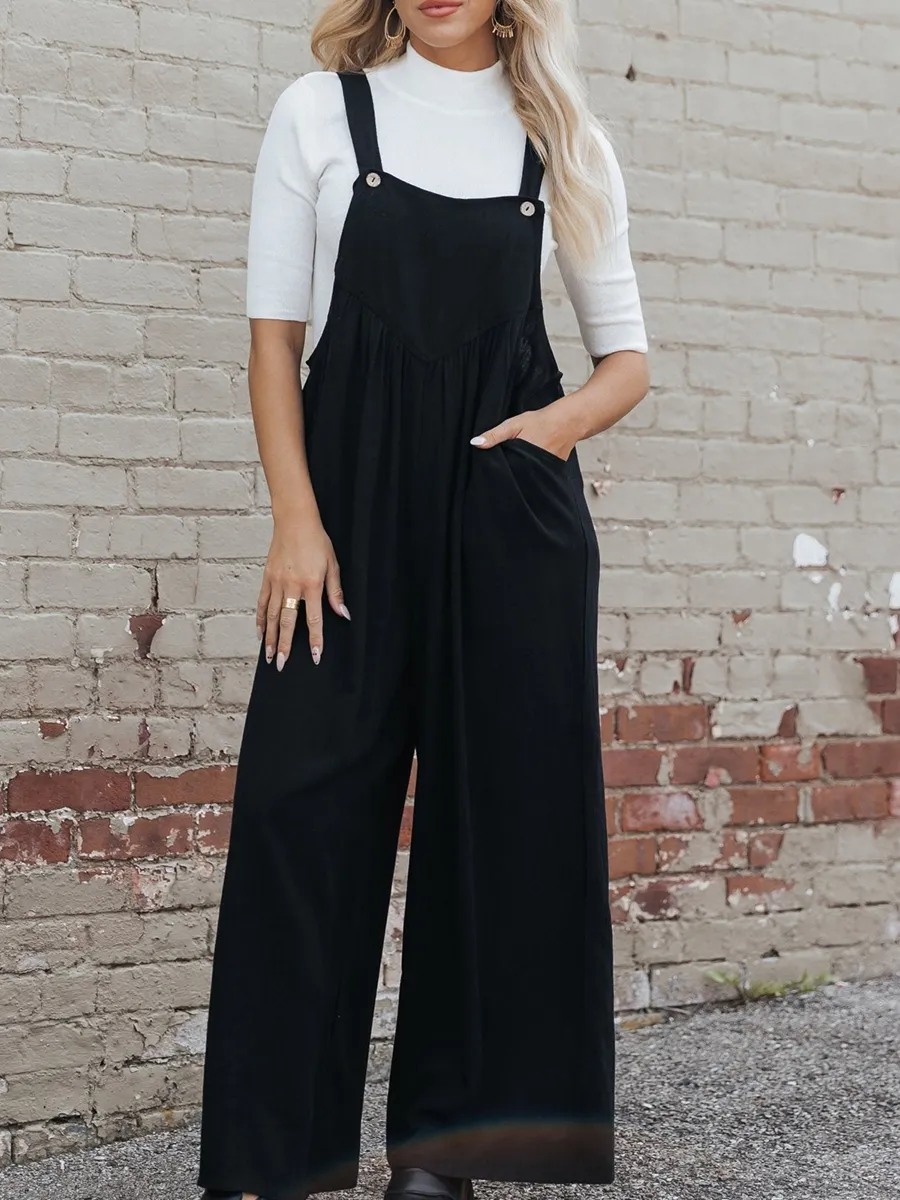 Black overalls and pants