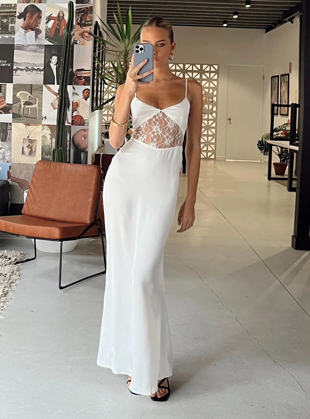 Roselle Maxi Dress White