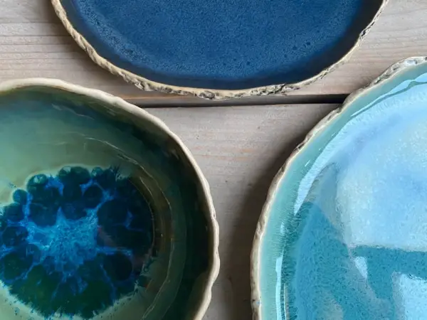 Unique dinner set Organic shaped Handmade ceramics New Colors! Fine dining pottery