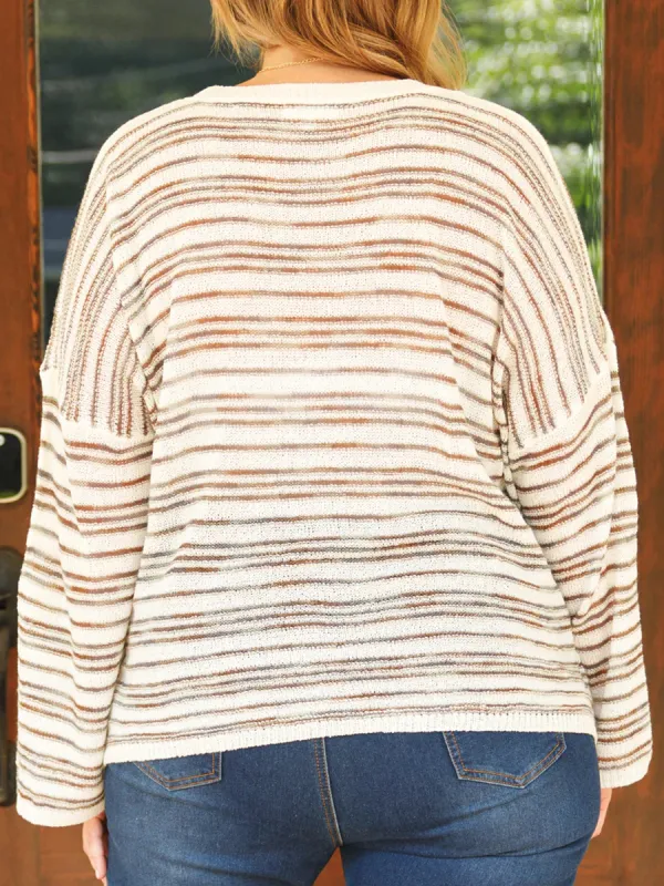 Striped Loose Sweater