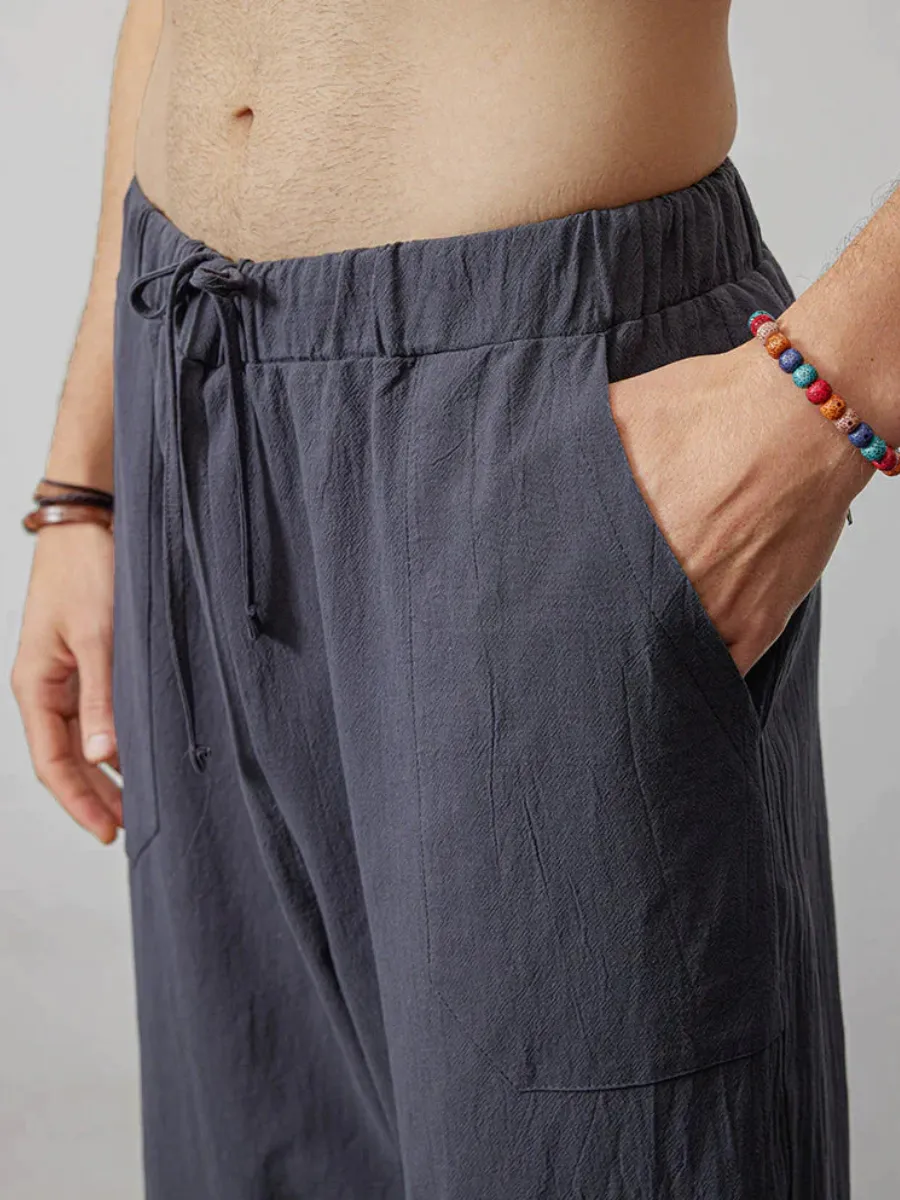 Comfortable Wide-Legged Linen Pants