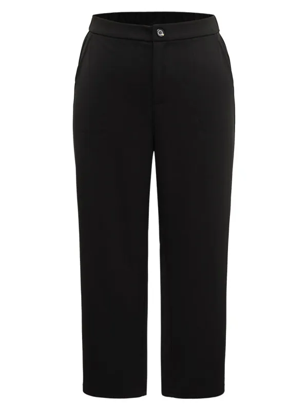 Black elegant trousers and trousers