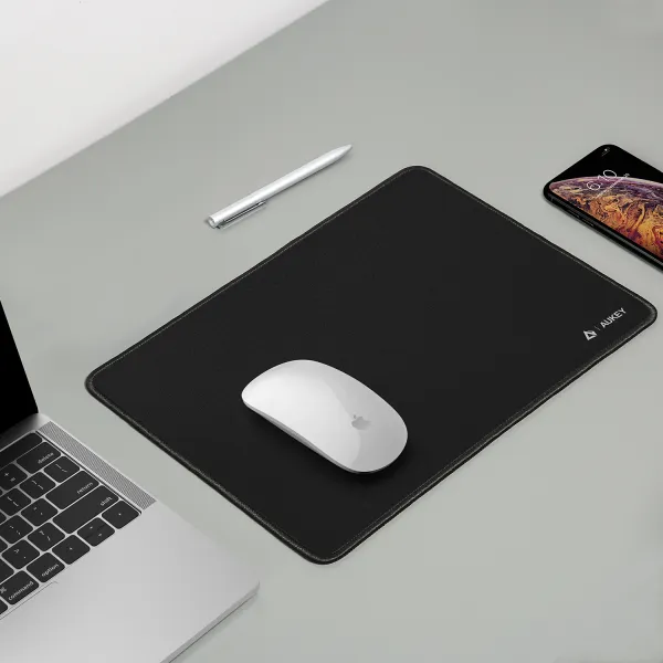 AUKEY KM-P1 Mouse Pad For Office Home 13.7 x 9.8 in Black
