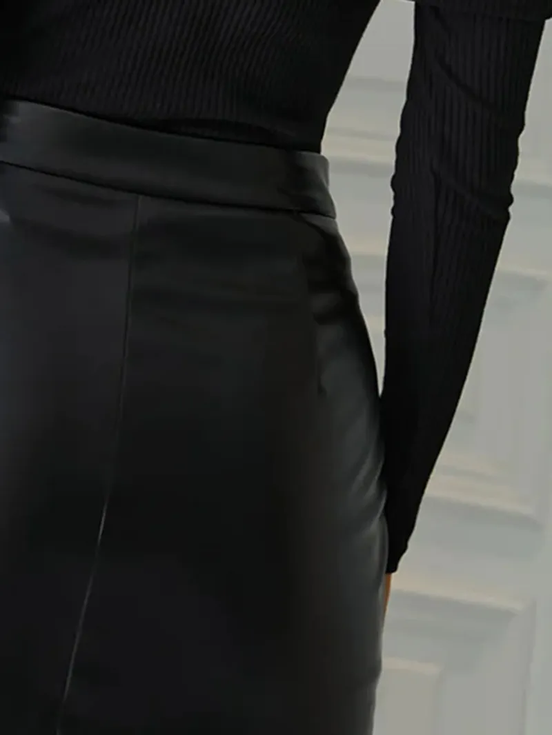 Women's Slit Mini Skirt