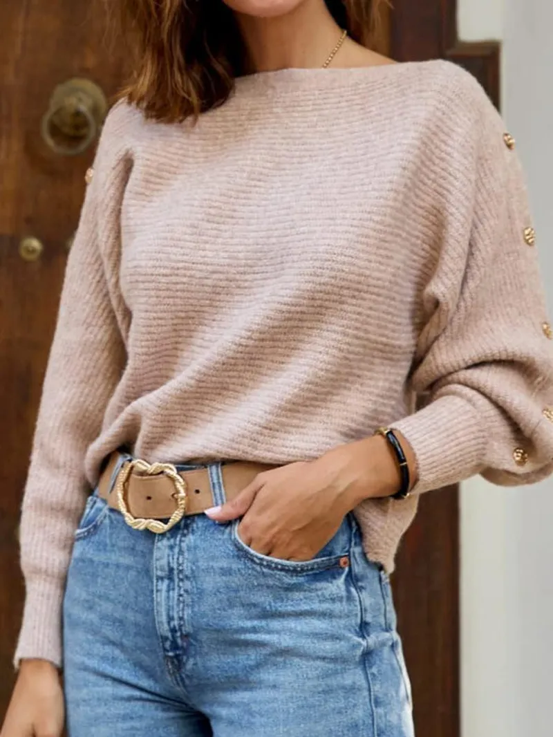 Women's Casual Knitted Sweater Top